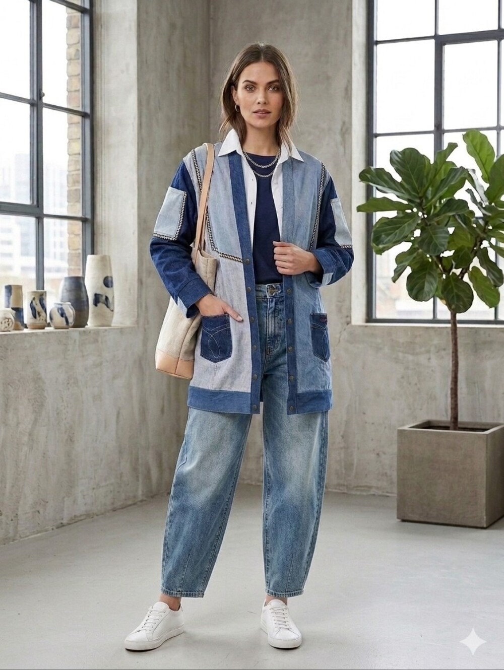 Vintage Handmade Denim Jacket